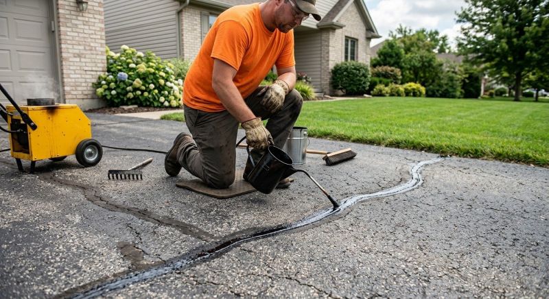 Asphalt Cracks Repair in Orange County, CA