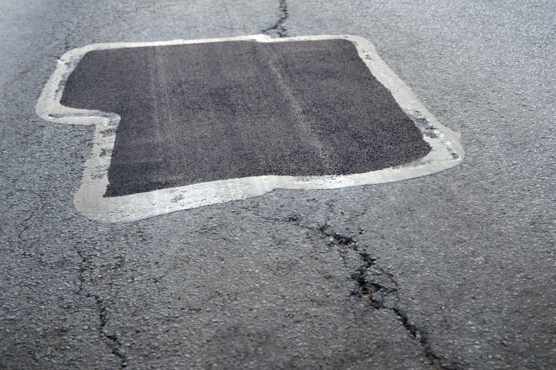 Road Surface Before Repair